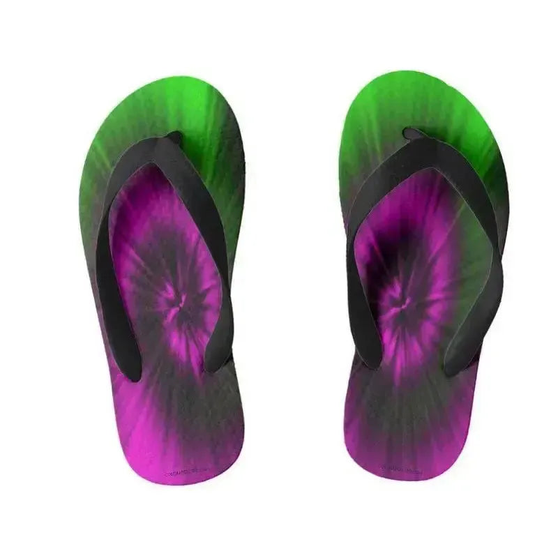 Kids Flip Flops-TIE DYE Kids Flip Flops-from COLORADDICTED.COM-