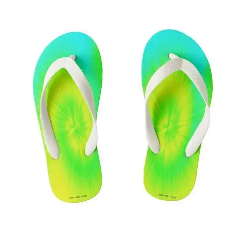 Kids Flip Flops-TIE DYE Kids Flip Flops-from COLORADDICTED.COM-