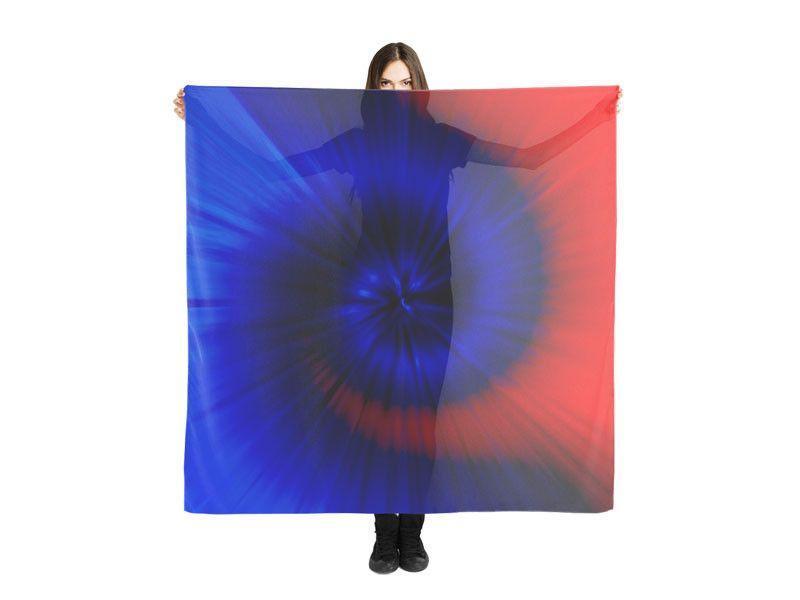 Large Square Scarves & Shawls-TIE DYE Large Square Scarves & Shawls-from COLORADDICTED.COM-