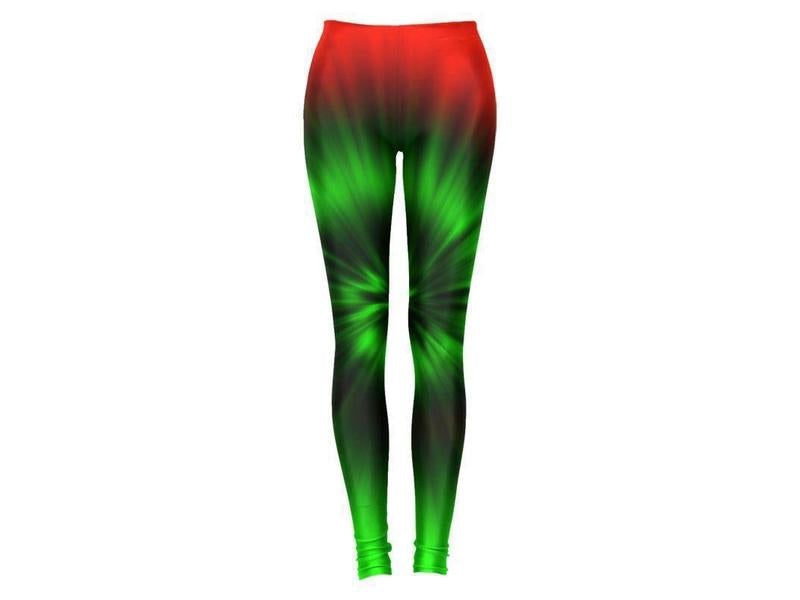 Leggings-TIE DYE Leggings-Greens &amp; Reds-from COLORADDICTED.COM-