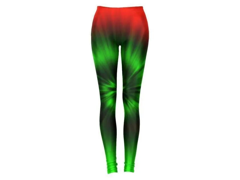 Leggings-TIE DYE Leggings-Greens & Reds-from COLORADDICTED.COM-