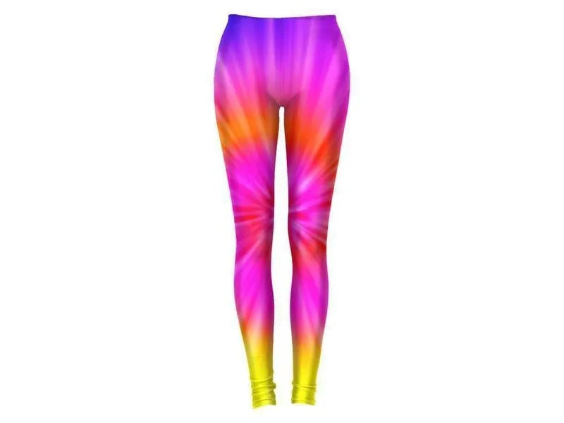 Leggings-TIE DYE Leggings-Rainbow Colors-from COLORADDICTED.COM-