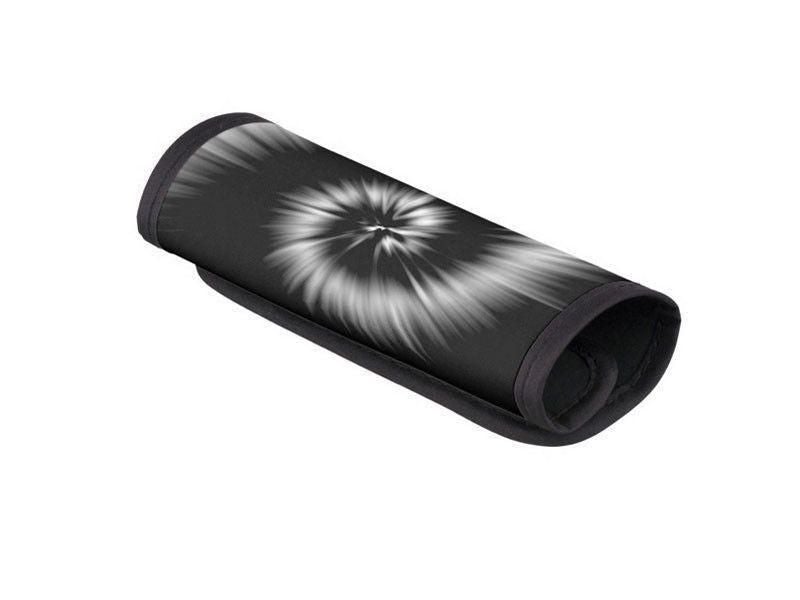 Luggage Handle Wraps-TIE DYE Luggage Handle Wraps-Black &amp; White-from COLORADDICTED.COM-