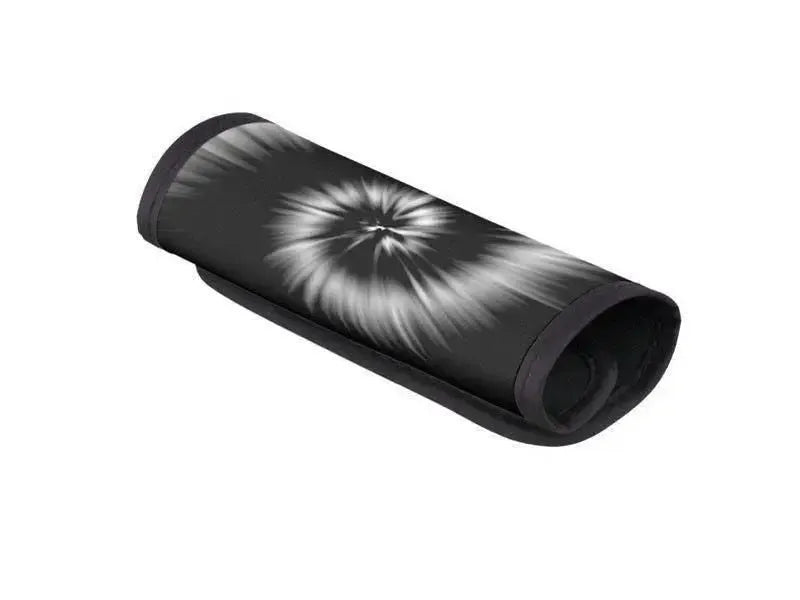 Luggage Handle Wraps-TIE DYE Luggage Handle Wraps-Black & White-from COLORADDICTED.COM-