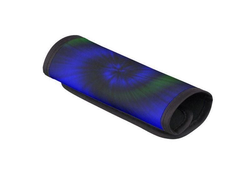 Luggage Handle Wraps-TIE DYE Luggage Handle Wraps-Blues &amp; Greens-from COLORADDICTED.COM-