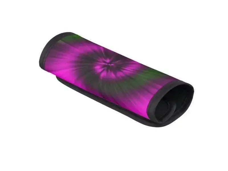 Luggage Handle Wraps-TIE DYE Luggage Handle Wraps-Magentas & Greens-from COLORADDICTED.COM-