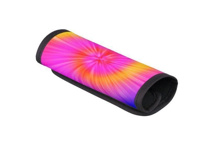 Luggage Handle Wraps-TIE DYE Luggage Handle Wraps-Rainbow Colors-from COLORADDICTED.COM-