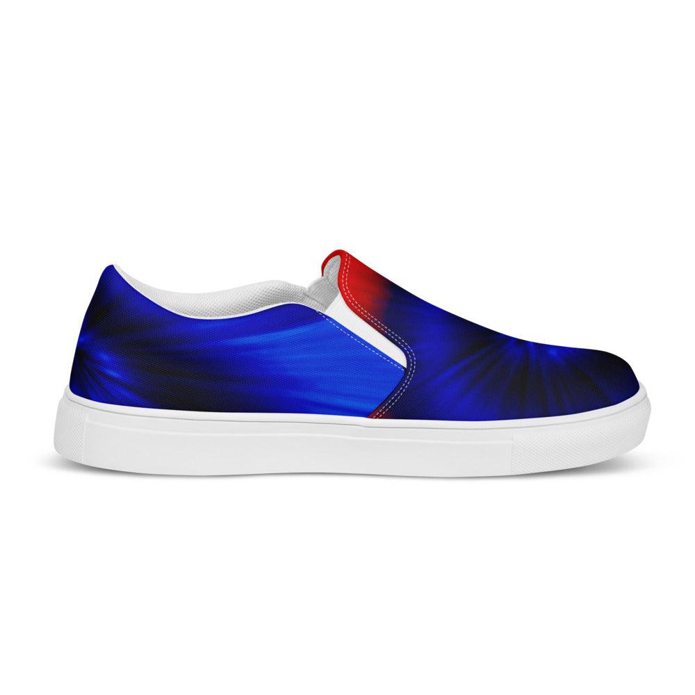 -TIE DYE Men’s &amp; Boys&#39; Slip-on Canvas Shoes-from COLORADDICTED.COM-