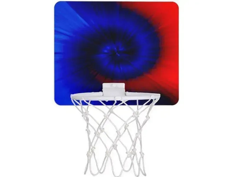 Mini Basketball Hoops-TIE DYE Mini Basketball Hoops-Blues & Reds-from COLORADDICTED.COM-