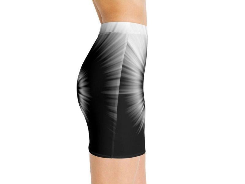 Mini Pencil Skirts-TIE DYE Mini Pencil Skirts-Black & White-from COLORADDICTED.COM-