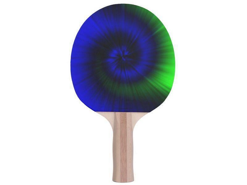 Ping Pong Paddles-TIE DYE Ping Pong Paddles-Blues &amp; Greens-from COLORADDICTED.COM-
