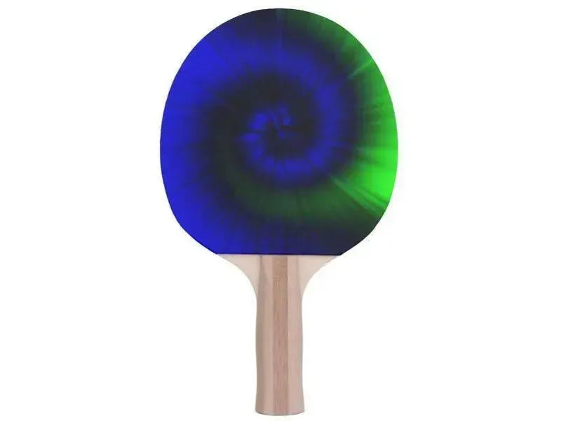 Ping Pong Paddles-TIE DYE Ping Pong Paddles-Blues & Greens-from COLORADDICTED.COM-