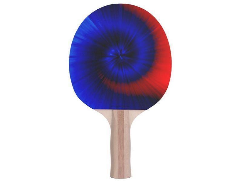 Ping Pong Paddles-TIE DYE Ping Pong Paddles-Blues &amp; Reds-from COLORADDICTED.COM-