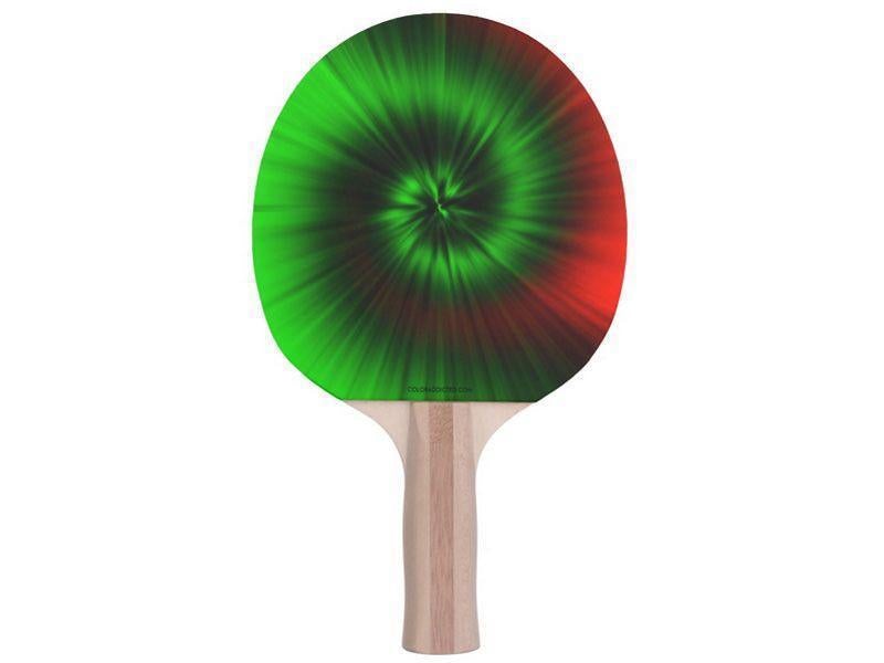 Ping Pong Paddles-TIE DYE Ping Pong Paddles-Greens &amp; Reds-from COLORADDICTED.COM-