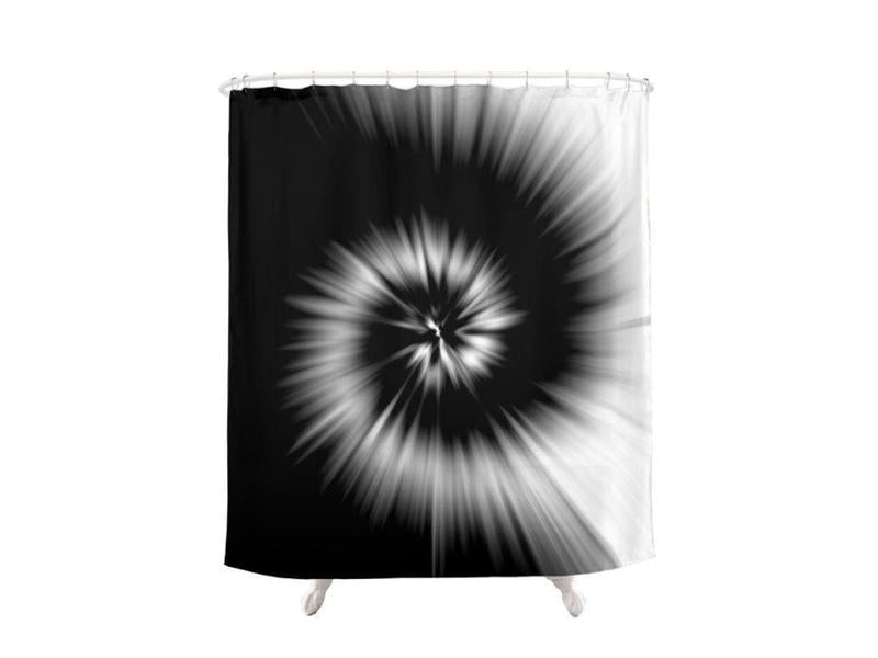 Shower Curtains-TIE DYE Shower Curtains-Rainbow Colors-from COLORADDICTED.COM-