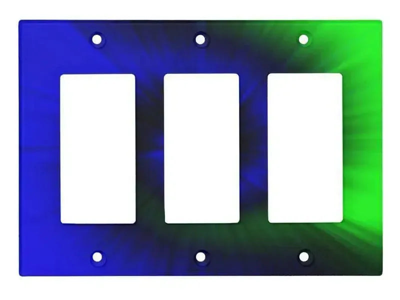 Rocker Light Switch Covers-TIE DYE Single, Double & Triple-Rocker Light Switch Covers-from COLORADDICTED.COM-