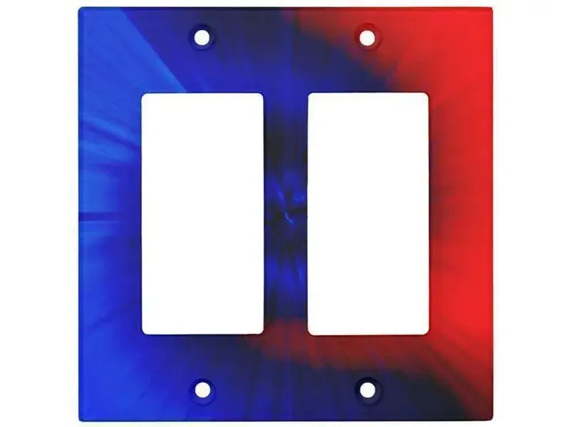 Rocker Light Switch Covers-TIE DYE Single, Double & Triple-Rocker Light Switch Covers-from COLORADDICTED.COM-