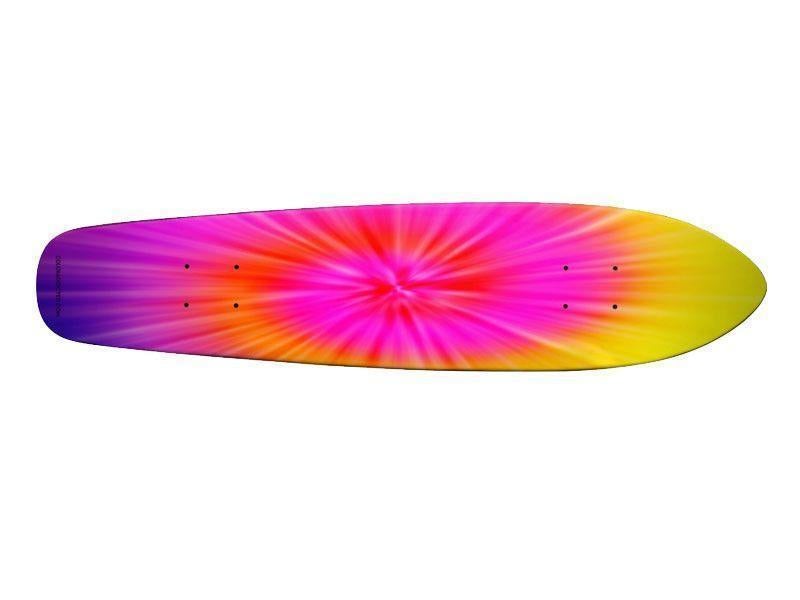 Skateboard Decks-TIE DYE Skateboard Decks-Rainbow Colors-from COLORADDICTED.COM-