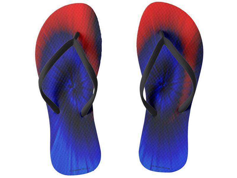 Flip Flops-TIE DYE Slim-Strap Flip Flops-from COLORADDICTED.COM-