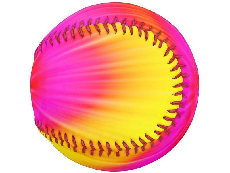 Softballs-TIE DYE Softballs-Fuchsias &amp; Magentas &amp; Reds &amp; Oranges &amp; Yellows-from COLORADDICTED.COM-