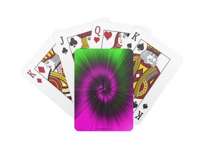 Playing Cards-TIE DYE Standard Playing Cards-from COLORADDICTED.COM-