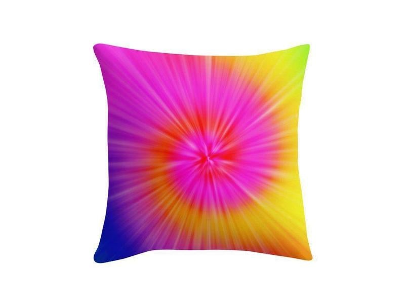 Throw Pillows & Throw Pillow Cases-TIE DYE Throw Pillows & Throw Pillow Cases-from COLORADDICTED.COM-