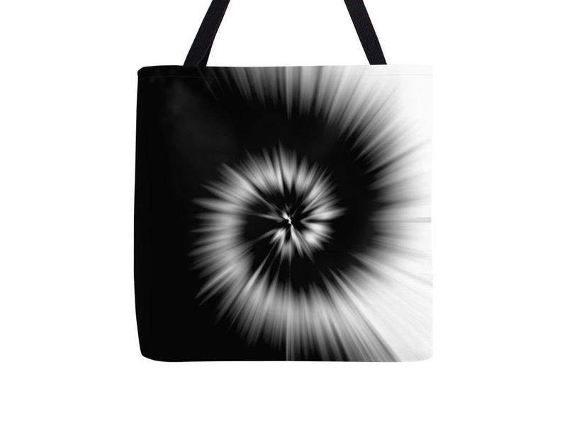 Tote Bags-TIE DYE Tote Bags-Black & White-from COLORADDICTED.COM-