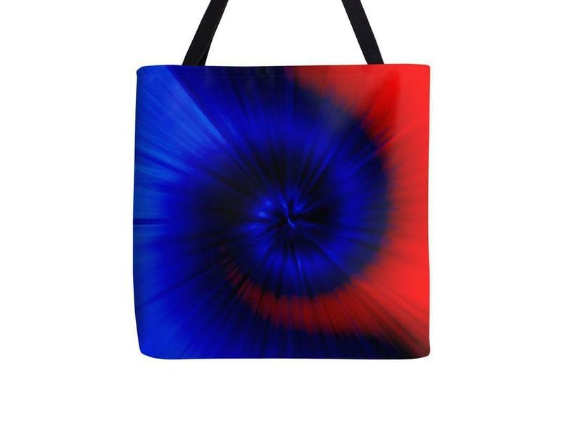Tote Bags-TIE DYE Tote Bags-Blues &amp; Reds-from COLORADDICTED.COM-