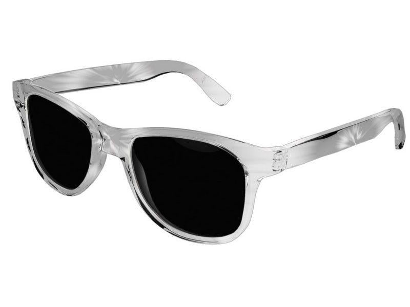Wayfarer Sunglasses-TIE DYE Wayfarer Sunglasses (transparent background)-Black &amp; White-from COLORADDICTED.COM-