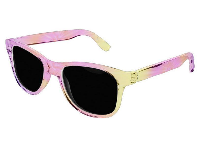 Wayfarer Sunglasses-TIE DYE Wayfarer Sunglasses (transparent background)-Rainbow Colors-from COLORADDICTED.COM-