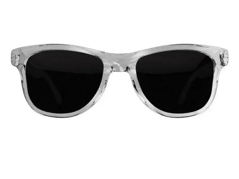 Wayfarer Sunglasses-TIE DYE Wayfarer Sunglasses (transparent background)-Black & White-from COLORADDICTED.COM-