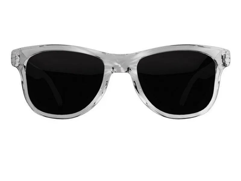 Wayfarer Sunglasses-TIE DYE Wayfarer Sunglasses (transparent background)-Black & White-from COLORADDICTED.COM-
