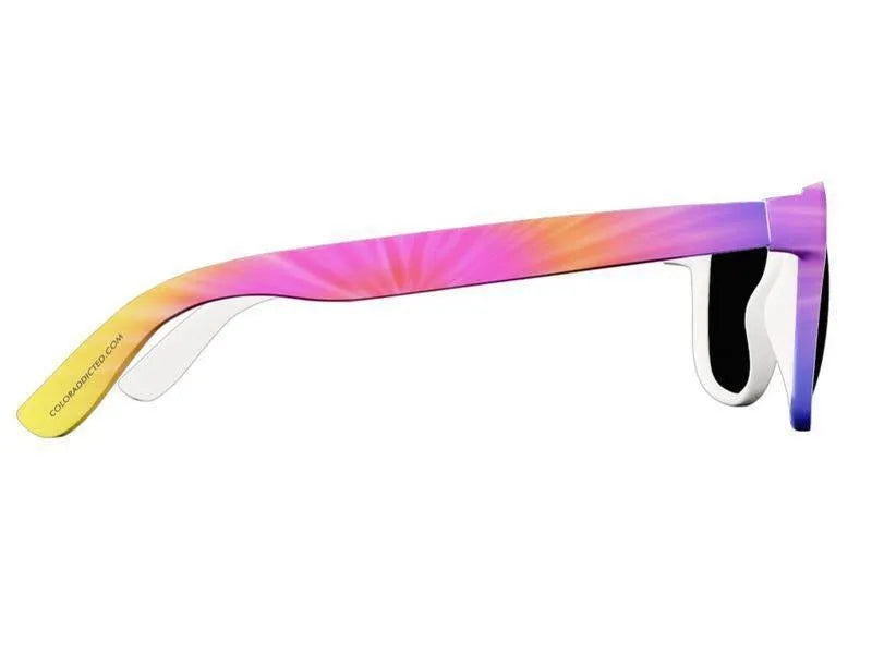 Wayfarer Sunglasses-TIE DYE Wayfarer Sunglasses (white background)-from COLORADDICTED.COM-