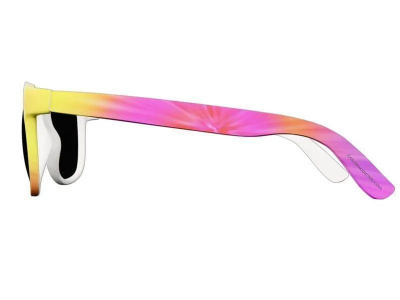 Wayfarer Sunglasses-TIE DYE Wayfarer Sunglasses (white background)-from COLORADDICTED.COM-