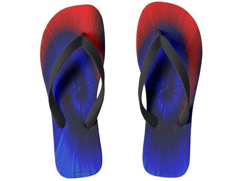 Flip Flops-TIE DYE Wide-Strap Flip Flops-from COLORADDICTED.COM-