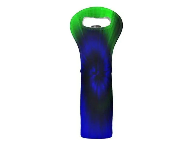 Wine Totes-TIE DYE Wine Totes-Blues & Greens-from COLORADDICTED.COM-