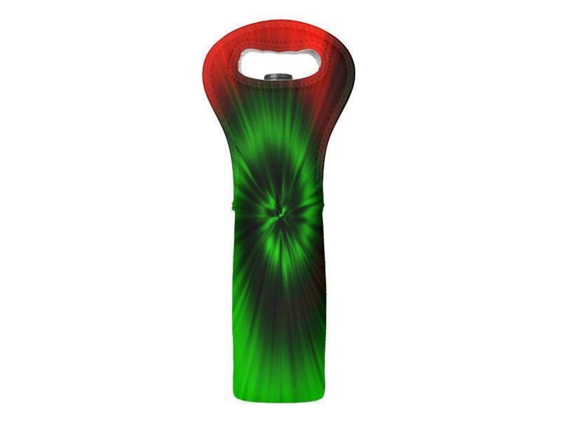 Wine Totes-TIE DYE Wine Totes-Greens &amp; Reds-from COLORADDICTED.COM-