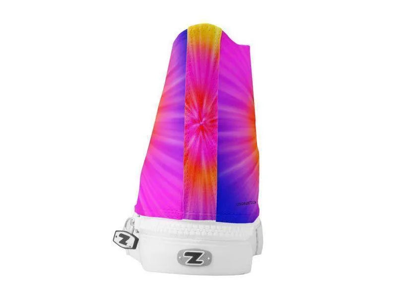 ZipZ High-Top Sneakers-TIE DYE ZipZ High-Top Sneakers-from COLORADDICTED.COM-