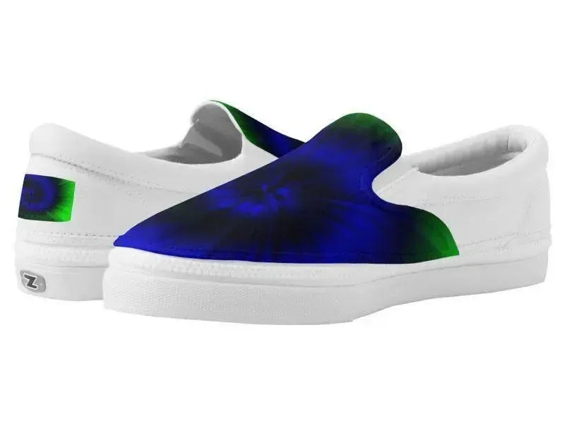 ZipZ Slip-On Sneakers-TIE DYE ZipZ Slip-On Sneakers-Blues & Greens-from COLORADDICTED.COM-