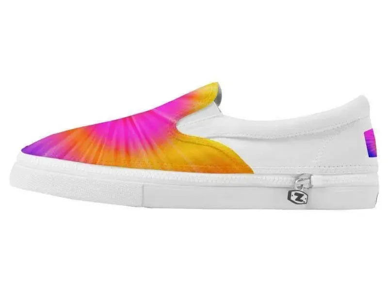 ZipZ Slip-On Sneakers-TIE DYE ZipZ Slip-On Sneakers-from COLORADDICTED.COM-