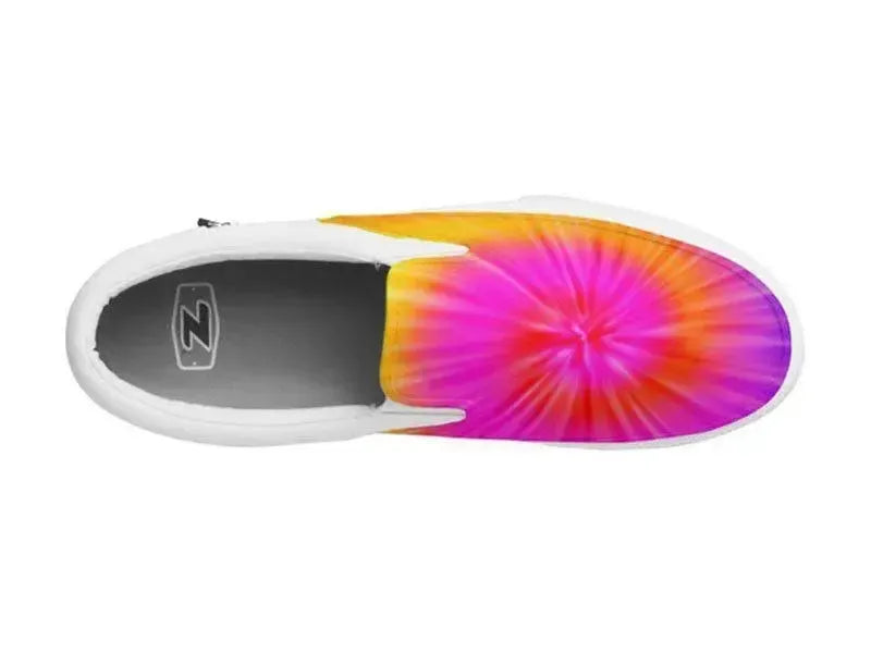 ZipZ Slip-On Sneakers-TIE DYE ZipZ Slip-On Sneakers-from COLORADDICTED.COM-