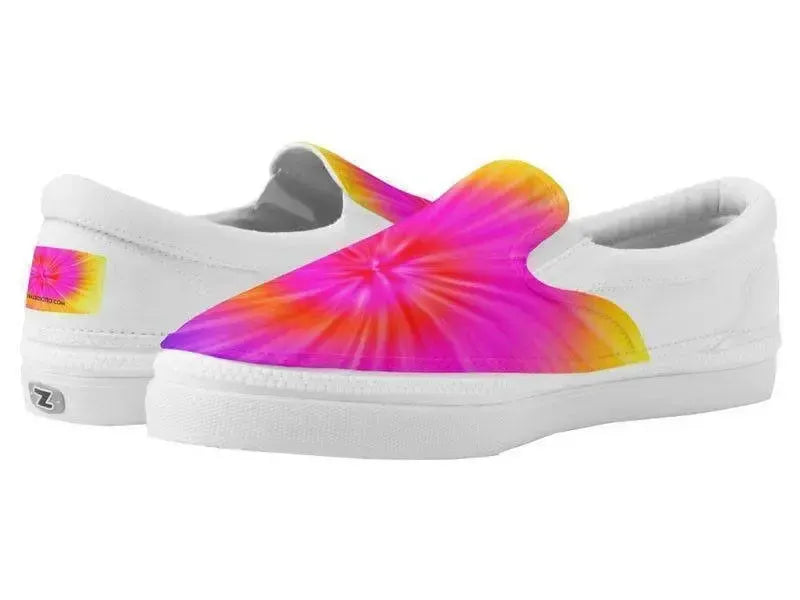 ZipZ Slip-On Sneakers-TIE DYE ZipZ Slip-On Sneakers-from COLORADDICTED.COM-