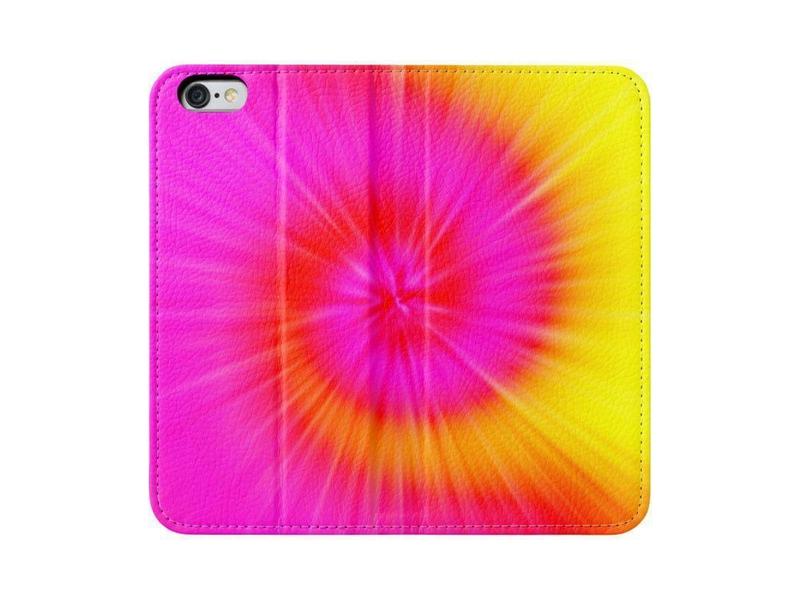 iPhone Wallets-TIE DYE iPhone Wallets-Fuchsias &amp; Magentas &amp; Reds &amp; Oranges &amp; Yellows-from COLORADDICTED.COM-