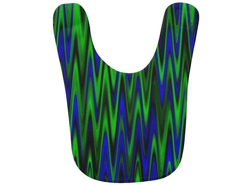 Baby Bibs-WAVY #1 Baby Bibs-Blues &amp; Greens-from COLORADDICTED.COM-