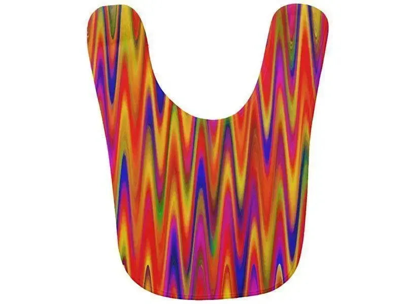 Baby Bibs-WAVY #1 Baby Bibs-Multicolor Bright-from COLORADDICTED.COM-