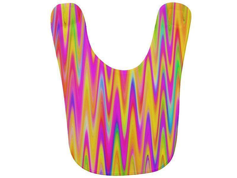 Baby Bibs-WAVY #1 Baby Bibs-Multicolor Light-from COLORADDICTED.COM-