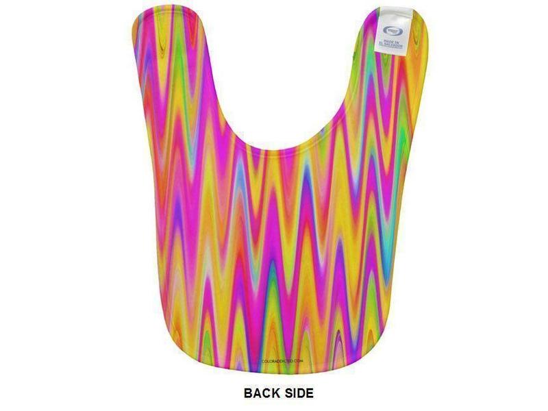 Baby Bibs-WAVY #1 Baby Bibs-Multicolor Light-from COLORADDICTED.COM-