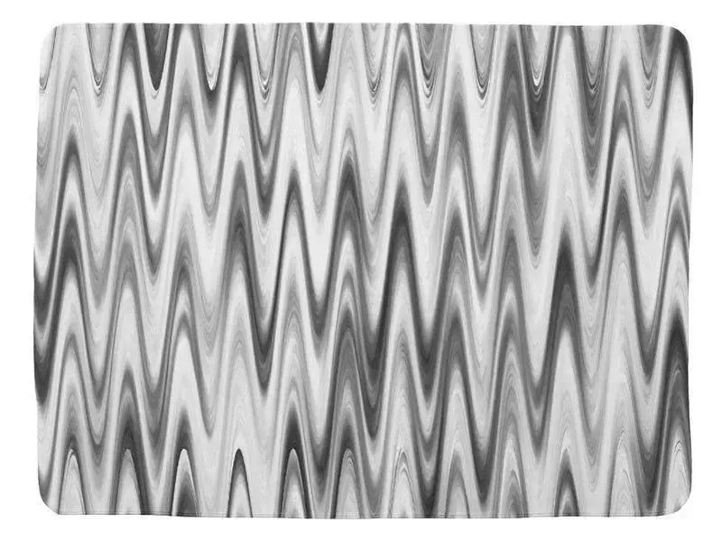 Baby Blankets-WAVY #1 Baby Blankets-Grays & White-from COLORADDICTED.COM-