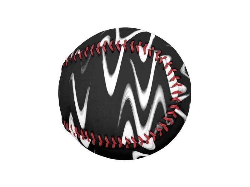 Baseballs-WAVY #1 Baseballs-Black &amp; White-from COLORADDICTED.COM-