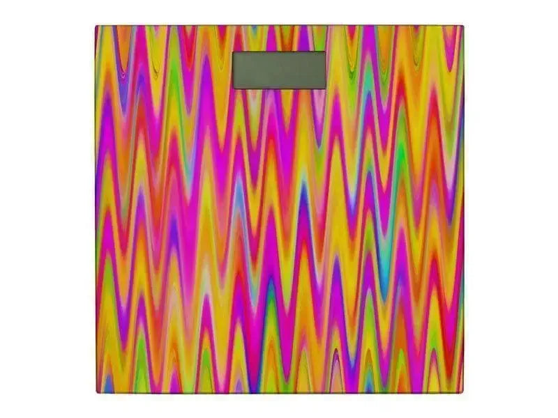 Bathroom Scales-WAVY #1 Bathroom Scales-Multicolor Light-from COLORADDICTED.COM-